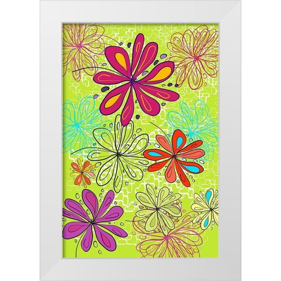 Murdock, Ramona 11x14 White Modern Wood Framed Museum Art Print Titled - Key Lime Delight