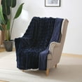 thumbnail image 4 of Jeté en simili fourrure de polyester cisaillé HOMETRENDS, 4 of 5