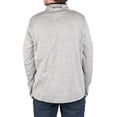 thumbnail image 4 of Realtree Men's Fleece Quarter Zip Pullover Sweatshirt in Gray, Sizes S-2XL, 4 of 6