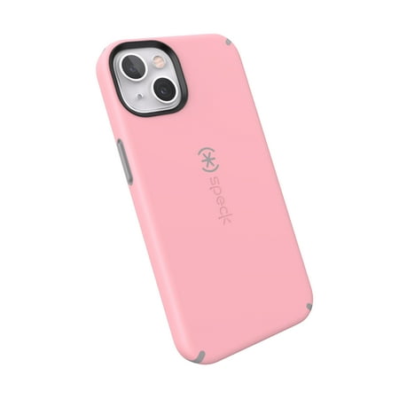 Speck Candyshell Pro for iPhone 13 Phone Case in Rosy Pink and Cathedral Gray