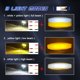 thumbnail image 4 of Motocicleta 2 Piezas Luces Antiniebla De Conducción De Motocicleta Luces De Vaina LED Barra Foco En Forma De Cráneo Faros De Luz Auxiliar Para Camión Todoterreno ATV UTV, 4 of 7