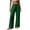 Green, variant on hoksml Women's Drawstring High Waist Wide Leg Pants, Elastic Casual Pants with Patch Pockets, Loose Fit Pants for Summer Daily and Beach Wear