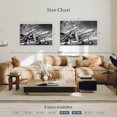 thumbnail image 4 of Elephant Stock Monochrome Silver Plane Wall Art - Horizontal Canvas Wall Art - Living Room Wall Decor - Transportation Canvas - Silver And Black Decor - 39" x 26", 4 of 8