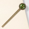 thumbnail image 4 of St. Patrick's Day Bookmarks: Lace Bookmark in Antique Bronze - Gift for Readers and Book Lovers, 4 of 5