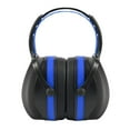 thumbnail image 4 of Hearing Protection Safety Ear Muffs Construction Men Women Adult Noise Cancelling for Sleeping Blue, 4 of 7