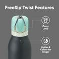 thumbnail image 2 of Botella de agua Owala FreeSip Twist Insulated 500 ml azul/gris, 2 of 6