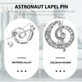 thumbnail image 3 of FOMIYES Elegant Alloy Music Note Brooch Pin with Rhinestones for Formal Events and Daily Wear, 3 of 6