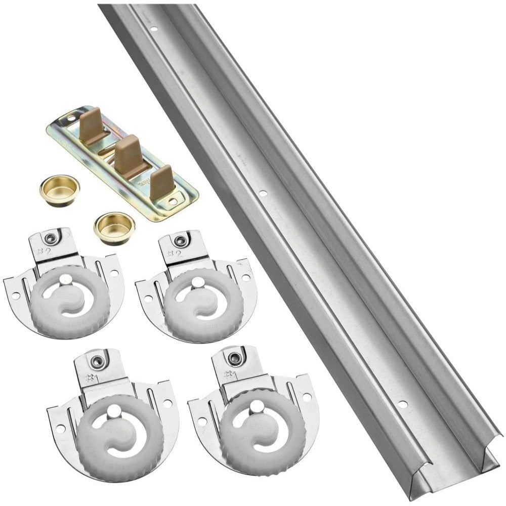 National Hardware N343-087 770D By-Passing Door Hardware in Galvanized -  Walmart.com