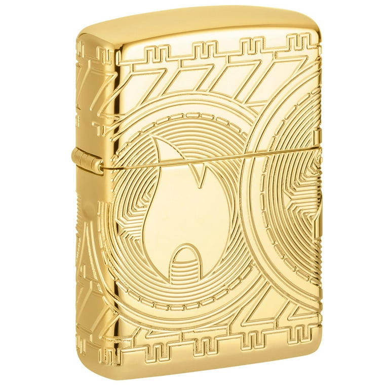 Zippo Windproof & Refillable Armor High Polish Gold Pocket Lighter