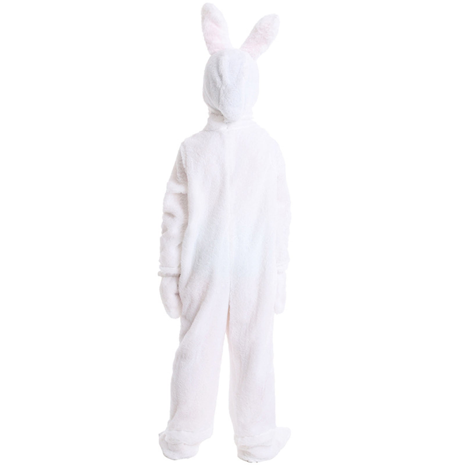 WERYOUNG Girls Boys Onesie Cute Cartoon Animal Long Sleeve Zip-Up Stage Performance Halloween Jumpsuit With Hat Infant Lovely Outdoor One-Pieces,White,5-7 Years