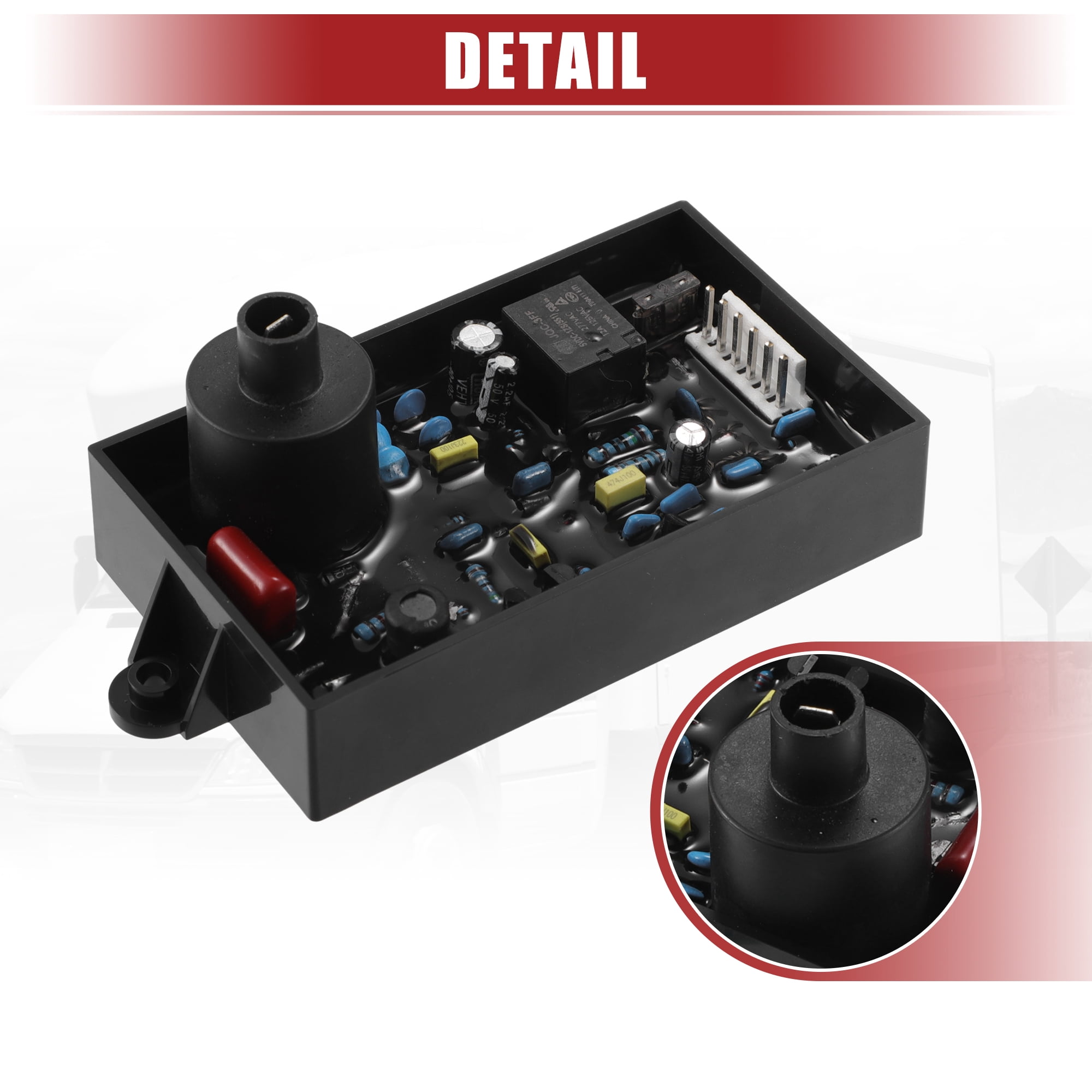 Unique Bargains 1pcs Universal RV Water Heater Control Circuit Board Water Heaters Black
