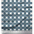thumbnail image 1 of Soimoi Cotton Jersey Fabric Semi Circle & Square Geometric Printed Fabric 1 Yard 58 Inch Wide, 1 of 3