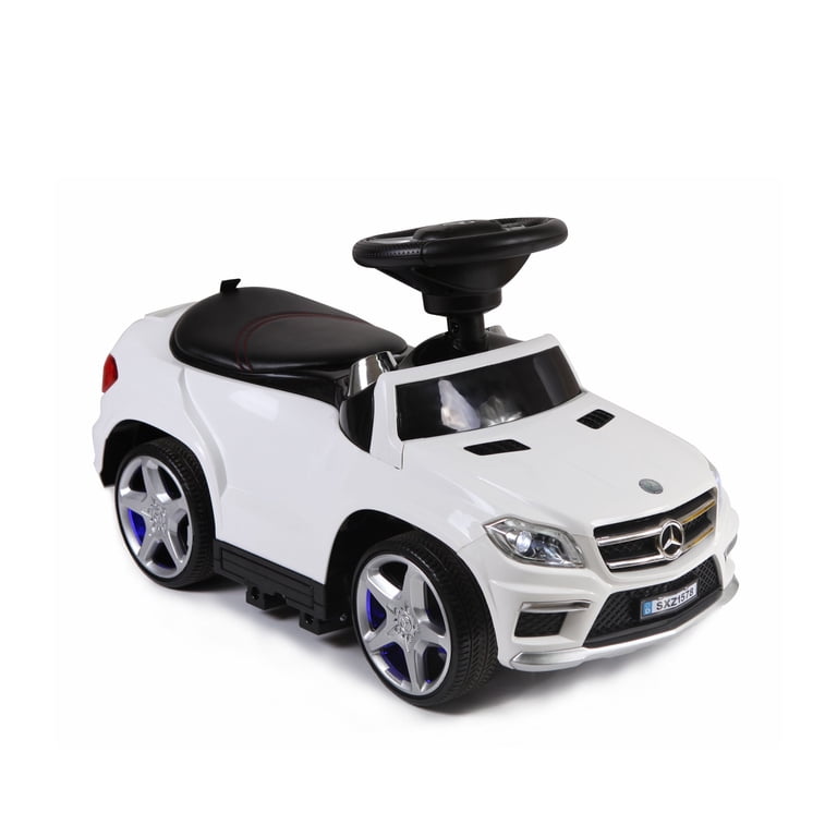 Mercedes-Benz AMG GL63 4-in-1 Ride On - Push Bar, Leather Seat