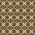 thumbnail image 1 of Ahgly Company Machine Washable Indoor Square Transitional Yellow Area Rugs, 4' Square, 1 of 7