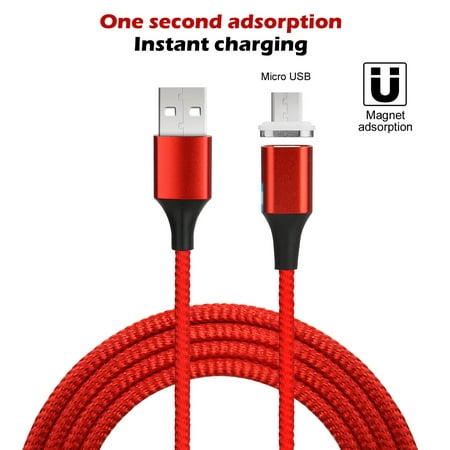 AGPtek 3.0A Magnetic Micro USB Charging Cable Fast Charger Adapter for Android Samsung LG HTC (Best Magnetic Charger For Android)