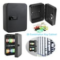 thumbnail image 3 of Key Storage Lock Box 20 Key Hooks Combination Key Cabinet Security Lock Box with Key Code ,Easy to Use, 3 of 6
