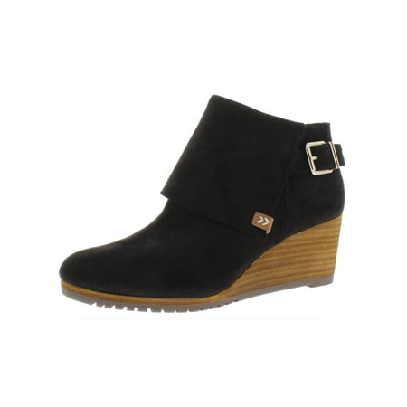 

Dr. Scholl s Shoes Womens Create Suede Ankle Wedge Boots
