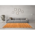 thumbnail image 3 of Ahgly Company Indoor Square Abstract Orange Modern Area Rugs, 4' Square, 3 of 4