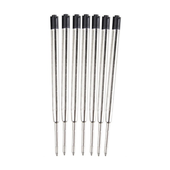 10Pcs Metal Ballpoint Pen Refills for Twist Action Ballpoint Pens Multifunction Pen, Standard Ballpoint Metal Refills