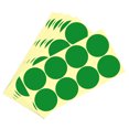 thumbnail image 1 of Color Sticker Round Label 50mm for Office Marker Green Pack of 120, 1 of 6