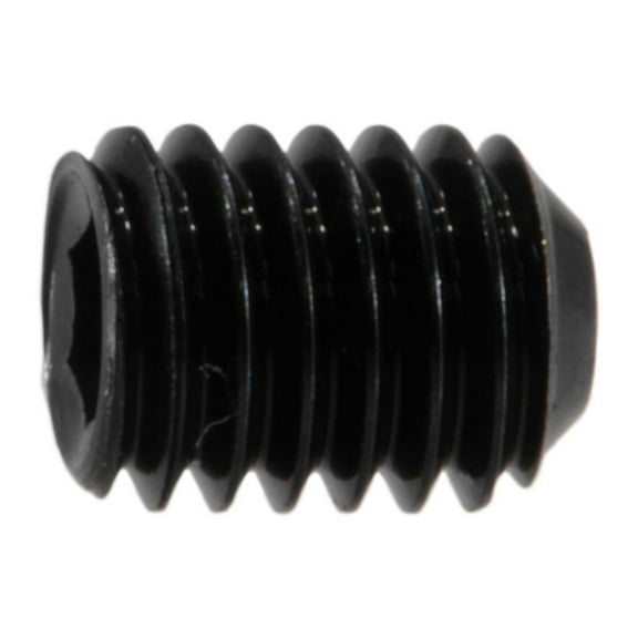 #10-32 x 1/4" Steel Fine Thread Hex Socket Headless Set Screws (24 pcs.)