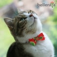 thumbnail image 2 of 2 Pack Breakaway Cat Collar with Removable Bowtie and Bells Cute Fruit Pattern Adjustable 8”-12”, 2 of 6