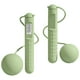 thumbnail image 2 of Cuerda de saltar con peso y contador, 1 par de cuerdas de velocidad ajustables para fitness, cable de acero y asas para entrenamiento de cuerpo completo, ideal para entrenamiento cruzado,, 2 of 8