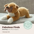 thumbnail image 3 of Bearington Lil Roscoe Small Plush Boxer Stuffed Animal Puppy Dog, 8 inch, 3 of 6