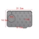 thumbnail image 2 of Grifo de cocina Fregadero Protector contra salpicaduras Grifo de silicona Almohadilla de agua Almohadilla para fregadero Cocina Baño Protección de encimera Almohadilla de secado de goma (2 p, 2 of 5