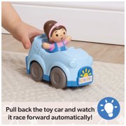 Ms. Rachel 1-2-3 Roll! Vehicle with Click-in Figure & Pull Back Action