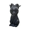 thumbnail image 1 of Gato, Adornos Artesanales De Resina De Gato De Halloween, Escultura De Animales Para Estanterías, Patio Trasero, Balcón Scienceny HA041890-02, 1 of 6