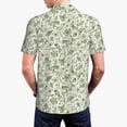 thumbnail image 6 of Wukai Green Rabbit Men’s Polo Shirts,Quick-Dry Athletic Shirt,Classic Fit Shirts-Small, 6 of 8