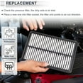 thumbnail image 7 of Unique Bargains Car Engine Air Filter No.99111013000 for Porsche 911 3.4L 3.8L 4.0L 2011-2019 Long life Filter Air Cleaner Element 1 Pair, 7 of 7