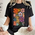 thumbnail image 2 of Raeneomay Oversized T Shirts for Women Fashion Summer Round Neck Drop Sleeves Leisure Short Sleeve Printing Tops, 2 of 6