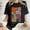 Black#1, variant on Womens Tops Short Sleeve Dressy,Women's Fashion Summer Round Neck Drop Sleeves Leisure Short Sleeve Printing White XXL