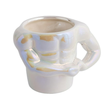 

Creative Coffee Mug Drink Cup Drinking Mug with Handle Milk Mug Funny for Pub Home Wedding Restaurant Birthday Gift White