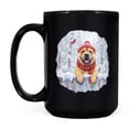 thumbnail image 2 of Playful Chinese Shar-Pei Welcomes Winter Snowy Day with Cardinal Bird Mug Dog Lover Coffee Tea Cup - 2017, 2 of 4