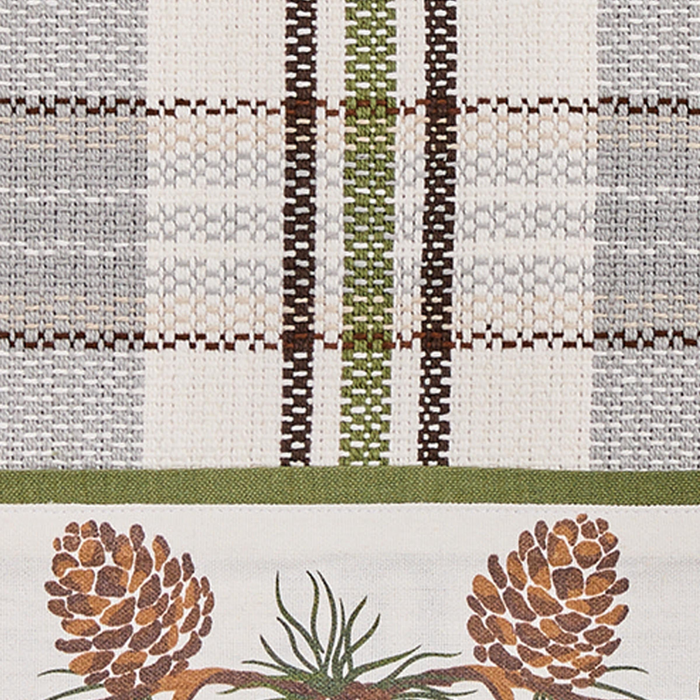 Park Designs Ponderosa Pine Cream Plaid Placemat Set of 4