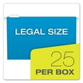 thumbnail image 5 of Colored Hanging Folders, Letter Size, 1/5-Cut Tabs, Five-Color Assortment, 25/Box, 5 of 8