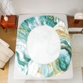 thumbnail image 5 of Castle Fairy Marble Watercolor 4 Pieces Queen Sheet Sets for Teens Women Men,Abstract Marbling Ultra Soft Flat Sheet,Stone Pattern Queen Fitted Sheet,Lightweight Room Decor, 5 of 7