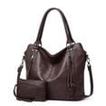 thumbnail image 1 of Bolso grande para mujer, bolso de mano portátil, de piel suave, de gran capacidad, bolso bandolera para mujer, 1 of 6