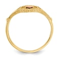 thumbnail image 2 of 14K Two-Tone Gold Ring Band Themed 15 Heart, Size 6, 2 of 5