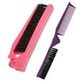 thumbnail image 5 of GOOHOCHY 2 peines de viaje para el cabello, portátiles, plegables y compactos para desenredar el cabello de mujer., 5 of 5