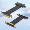 thumbnail image 4 of PCI-E 4.0 X1/X4 Riser Cable Video Card High-Speed Flexible Extender PCI Express Gen 4 GPU Extension Cord Length 10cm PCI-E 4.0 1X, 4 of 6