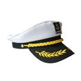 thumbnail image 1 of Sailor Hat conspicuo Diseño de algodón Bordado de poliéster Capitán Capitaciones Especiales Suministros Especiales Accesorios Uniformes Blanco Inevent AP009159-03B, 1 of 7
