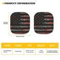 thumbnail image 3 of Jeiento American Military Flag Car Windshield Sunshade Car Front Window Sun Shade for Most Sedans SUV Truck Auto Sun Blocker Visor Sun Shield Protector 2pcs Set Car Accessories for Women Men, 3 of 7