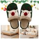 thumbnail image 1 of Casa Esponjosas Pantuflas Felpa Alce Navideño Antideslizantes para Otoño E Invierno, 1 of 9