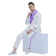 thumbnail image 4 of Tazzio Skinny Fit Paisley 2 Piece Suit Set with Satin Shawl Lapel, 4 of 4