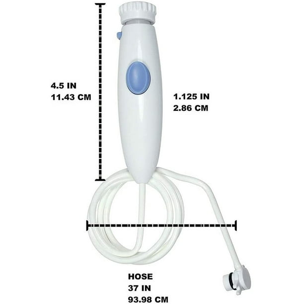Accesorios de higiene bucal compatibles con Waterpik WP 100 Wp 300 Wp 660 WP 900 Kit de repuesto para hilo dental Ultra Water paquete de 1 mango manguera Walmart en linea