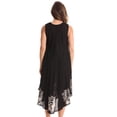thumbnail image 3 of Riviera Sun Tie Dye Summer Dress - Beach Cover Up (White, Small), 3 of 3